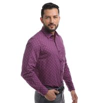 Camisa Slim Fit Miniprint