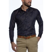 Camisa Kalendar Slim Fit Estampado Flores