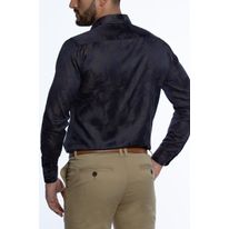 Camisa Kalendar Slim Fit Estampado Flores