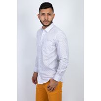 Camisa Slim Fit Miniprint