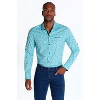 Camisa Slim Fit Estampada Fiurer