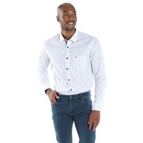 Camisa Clásica Manga Larga Mini Print Kalendar