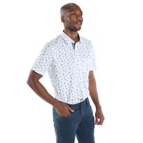 Camisa Clásica Manga Corta Estampada Kalendar