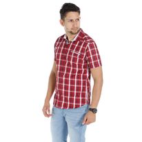 Camisa Cuadros Manga Corta