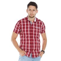 Camisa Cuadros Manga Corta