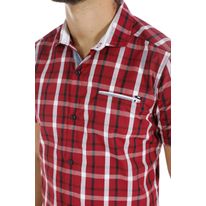 Camisa Cuadros Manga Corta