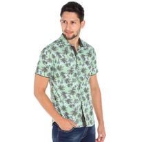 Camisa Estampado Palmeras