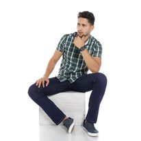 Camisa Cuadros Manga Corta