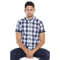 Camisa Manga Corta Cuadros