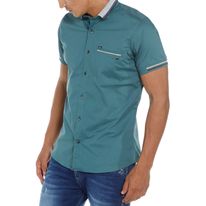Camisa Manga Corta Fondo Entero