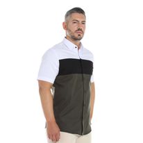 Camisa Manga Corta En Bloques