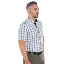 Camisa Cuadros Manga Corta