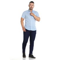 Camisa Manga Corta En Rayas