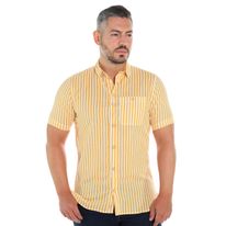 Camisa Manga Corta En Rayas