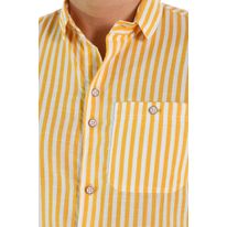 Camisa Manga Corta En Rayas