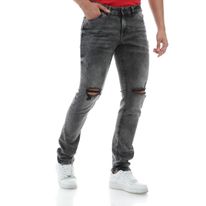 JEAN BOTA AJUSTADA GRIS