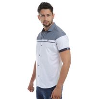 CAMISA MANGA CORTA DOS BLOQUES
