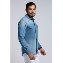 CAMISA JEAN SPORT MANGA LARGA