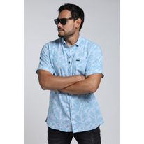 CAMISA HOJAS MANGA CORTA